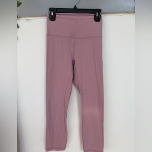 Lululemon Align 3/4 Length Leggings Size 2 Mauve High Rise